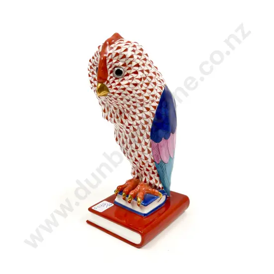 Herend Hand Painted Owl Ornament