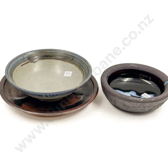 Three Pieces of NZ Pottery incl Paul Winspear Bowl