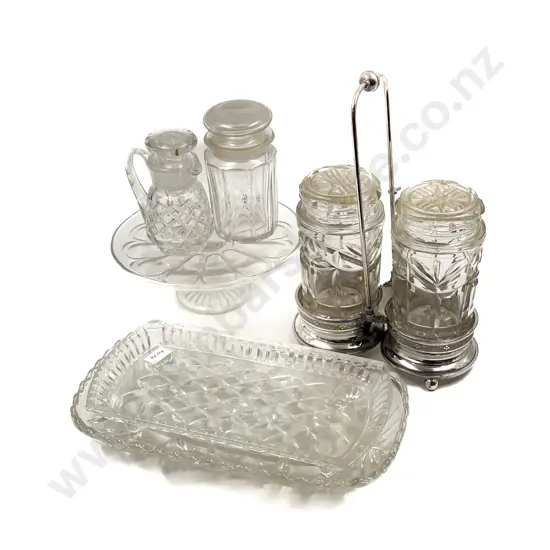 Quantity of Assorted Pressed Glass Ware