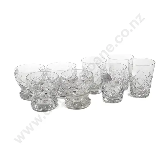 Quantity of Assorted Crystal incl Webb Corbett