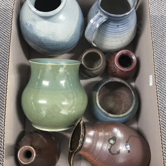 Box of Assorted Pottery