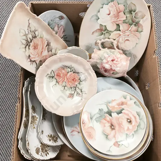 Box of Assorted China