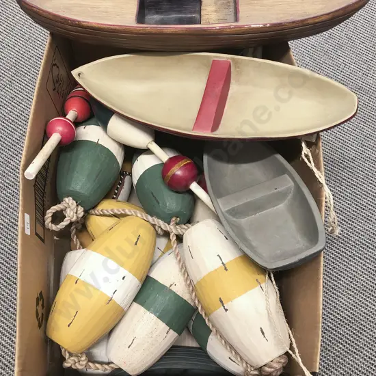 Qty of Assorted Vintage Decorative Woodware