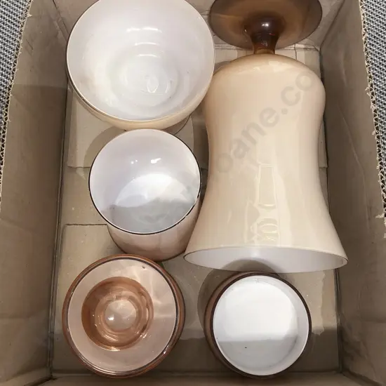 Box of Assorted Glasware