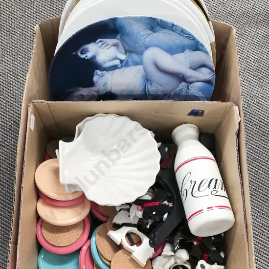 Box Quantity of Assorted China & Tableware