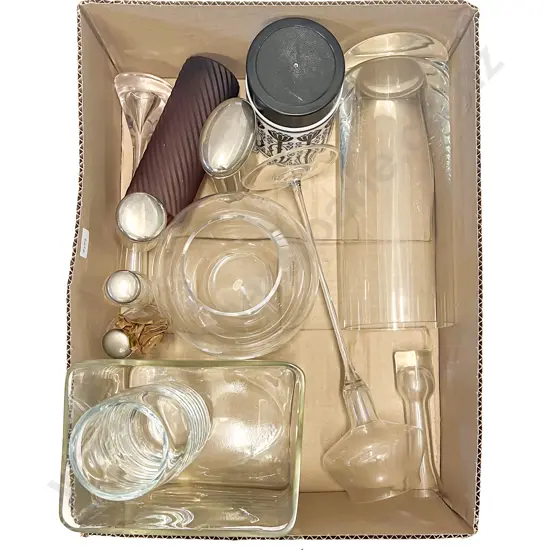 Box Quantity of Assorted Glass Ware etc