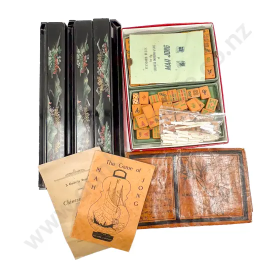 Vintage Mahjong Set