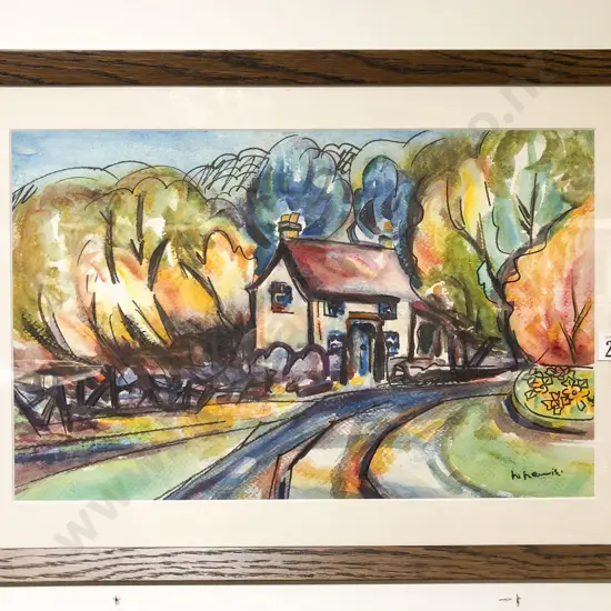 L. Lewis - "Antigua Boat Sheds