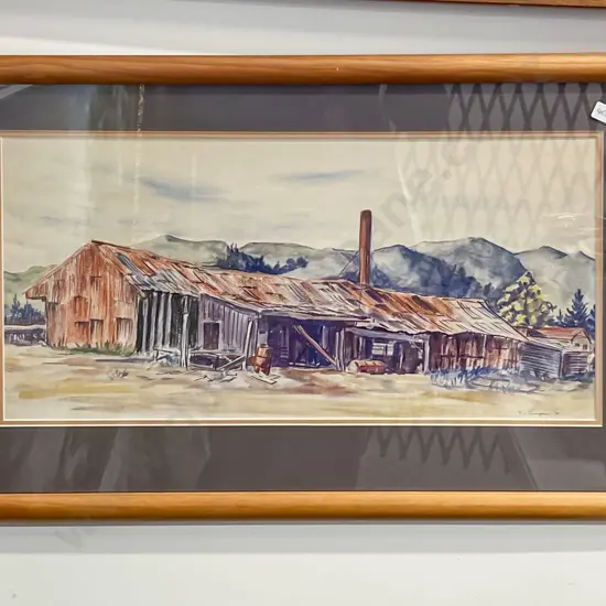 R. D. Thompson - "The Work Shed" - Watercolour
