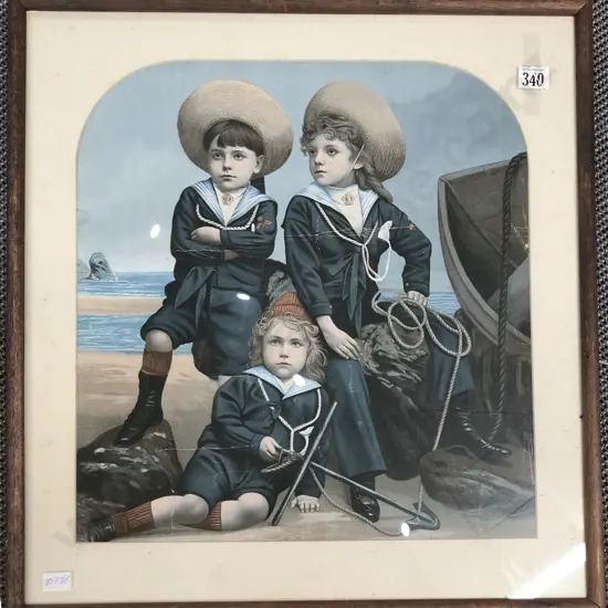 Vintage Framed Advertising Print