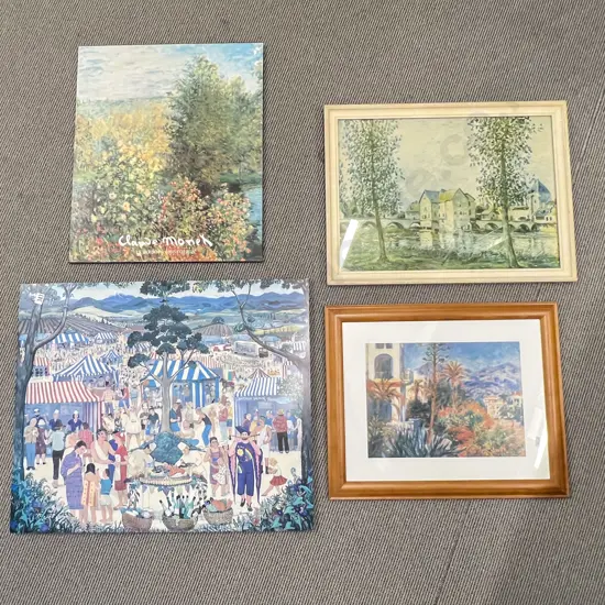 Six Assorted Framed Prints