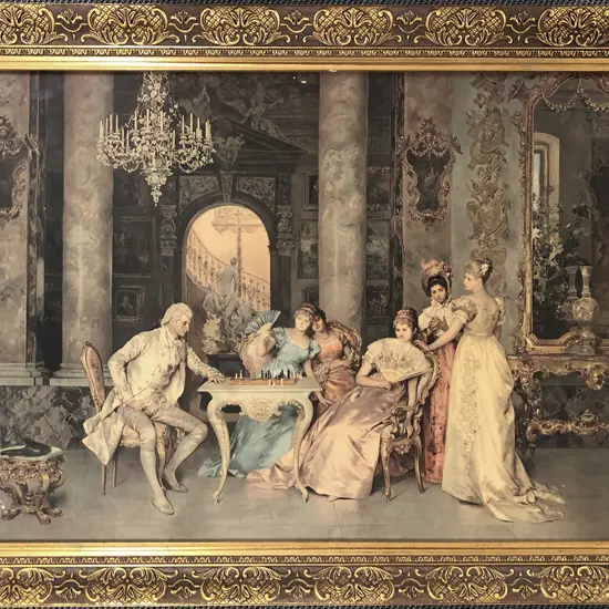 Large Gilt Framed Print