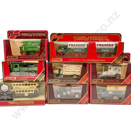 Eight Models of Yesteryear Ltd Ed Window Red Boxed Models