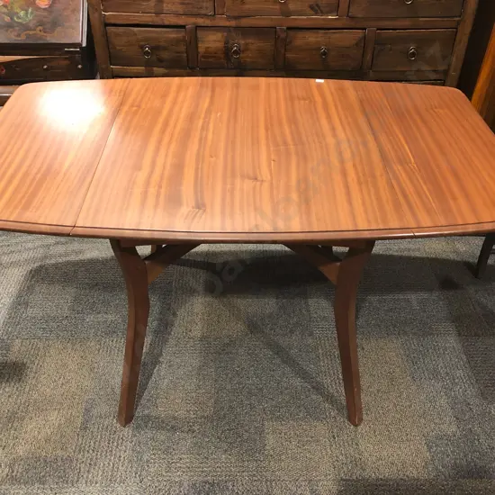 Mid-Century Airest Teak Drop Side Dining Table