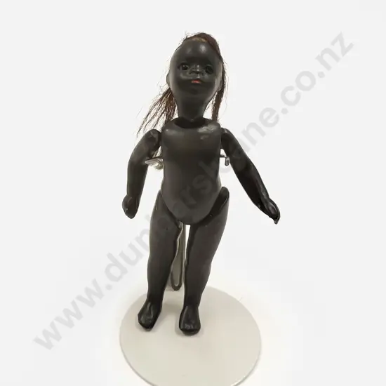 Small German Black All Bisque Doll
