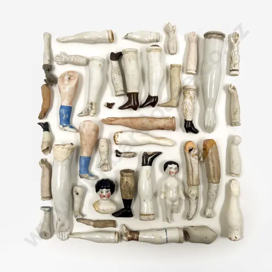 Qty Bisque and China Doll Limbs some with faults