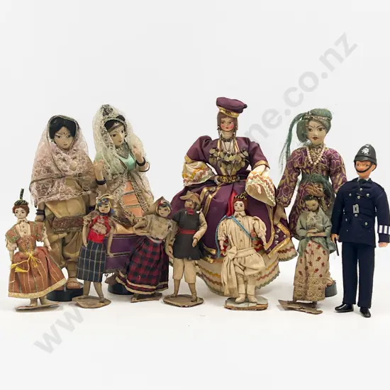 Collection Vintage Cloth Costume Dolls and Peggy Nisbet Policemen