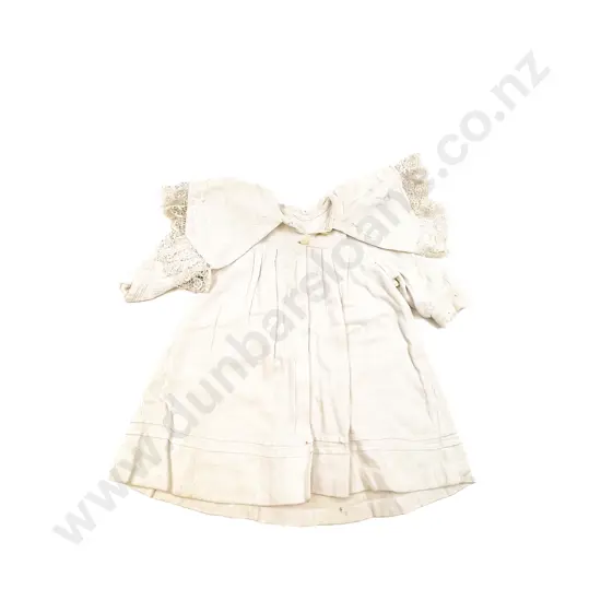 Edwardian Toddlers Cotton Day Coat with Cape Collar