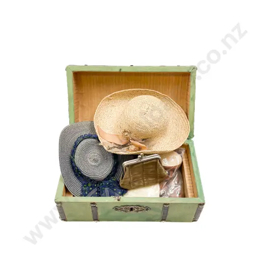 Antique Doll Trousseau Trunk