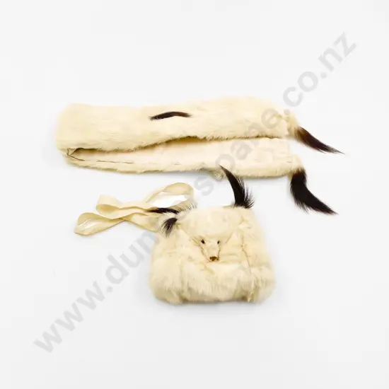 Dolls Ermine Stole and Muff