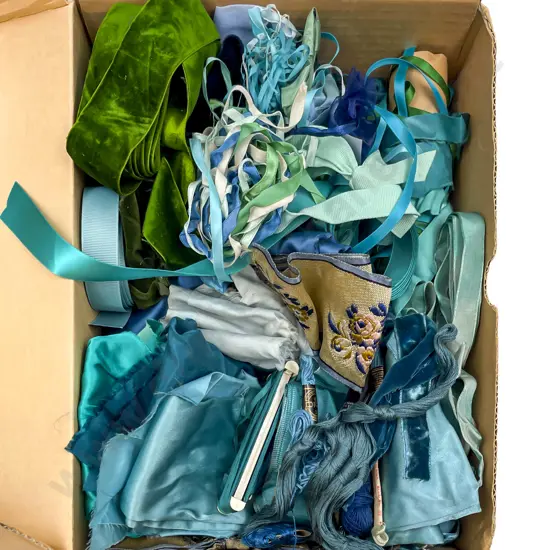 Qty Blue Ribbons and Braids