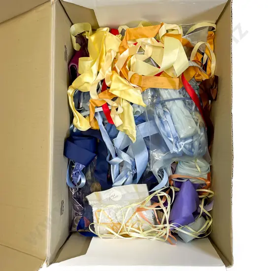 Qty Yellow Blue and Purple Ribbons