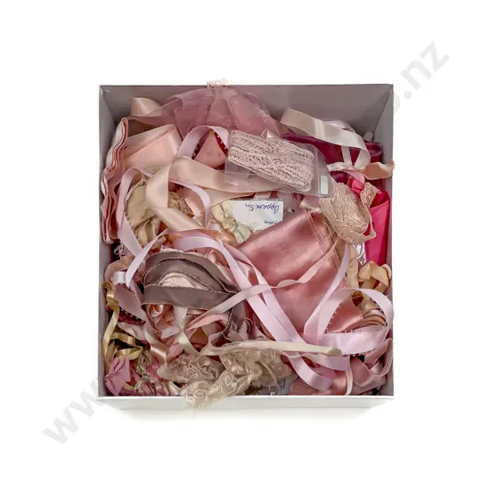 Qty Pink Ribbons and Trim