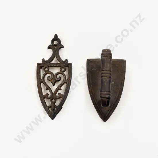 Vintage Lace Iron and Trivet