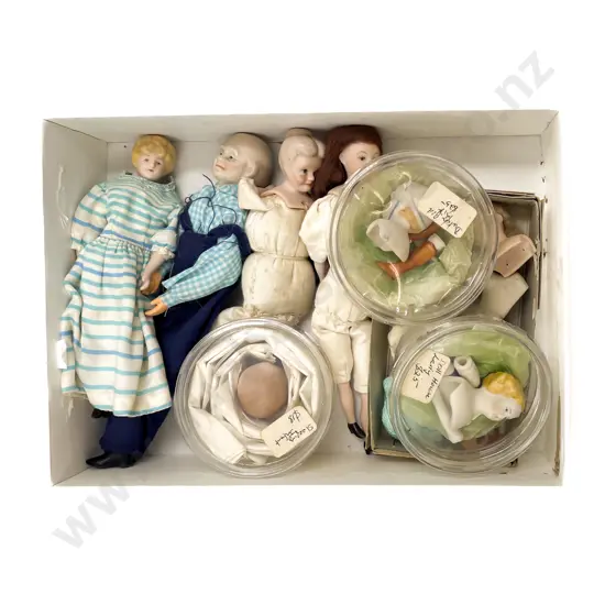 Collection New Bisque Dolls House Dolls