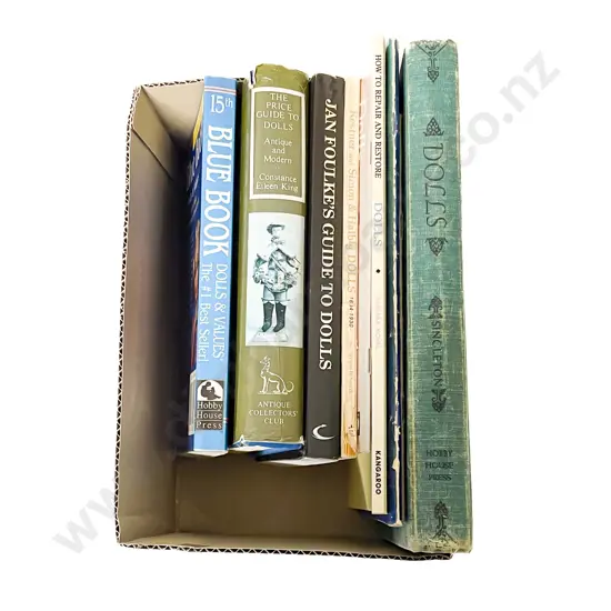 Qty Assorted Doll Reference Books