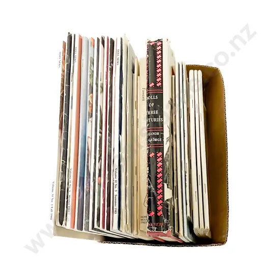 Qty Assorted Doll Reference Books and Magazines