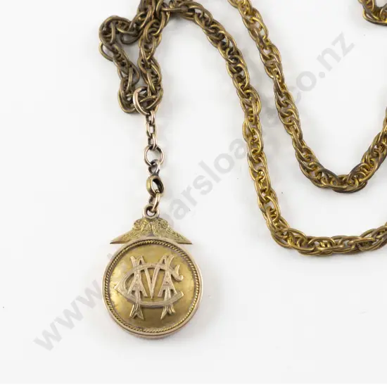 NZ Colonial 9ct Sporting Medal