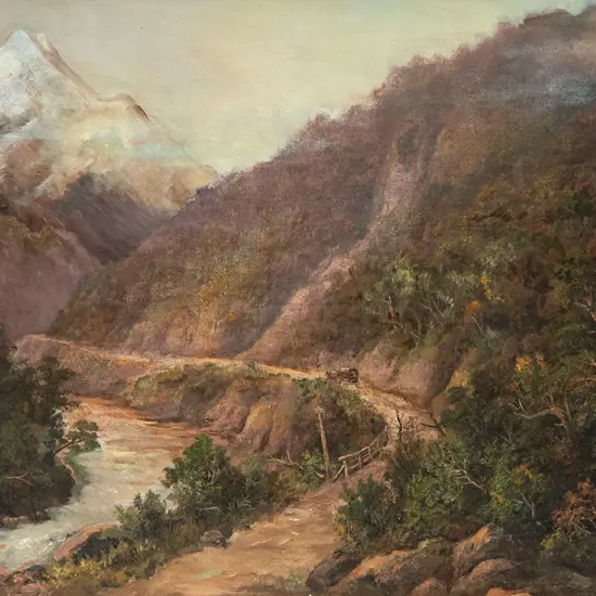 W G Baker - Otira Gorge