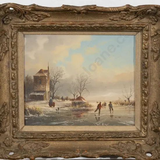 Daniel De Vries - Winter Skaters