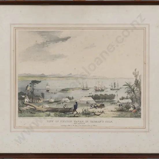 After Charles Heaphy - View Of Nelson Haven In Tasmans Gulf