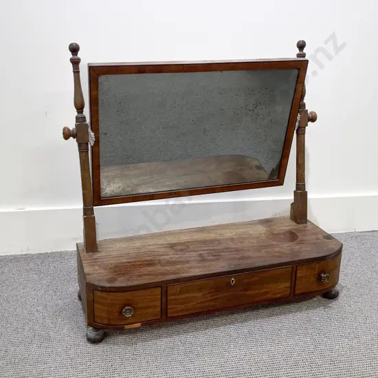 Regency Mahogany Swing Toilet Mirror