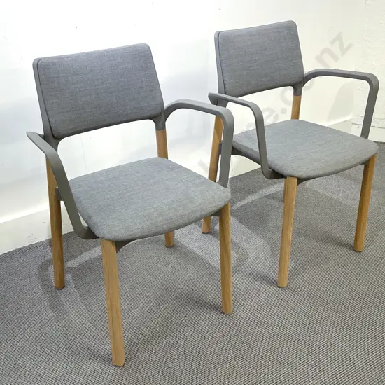 Pair Of Kusch And Company Arn Armchairs