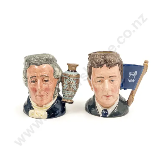 RD Character Jugs "Sir Henry Doulton" & "Michael Doulton"