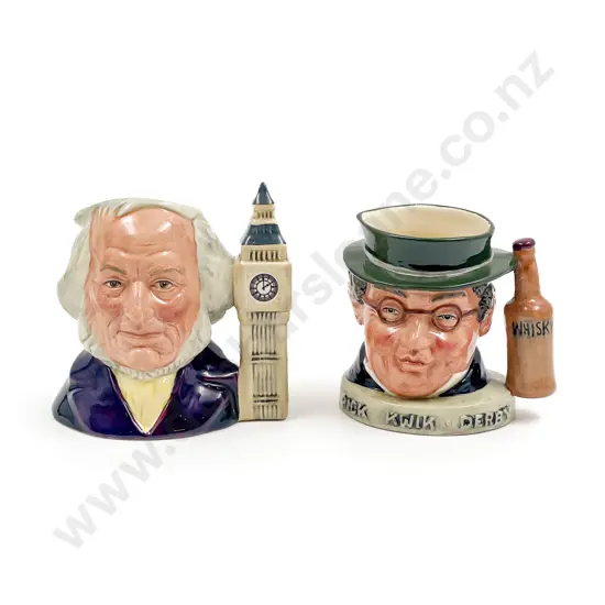 RD Character Jugs "John Doulton" & Other