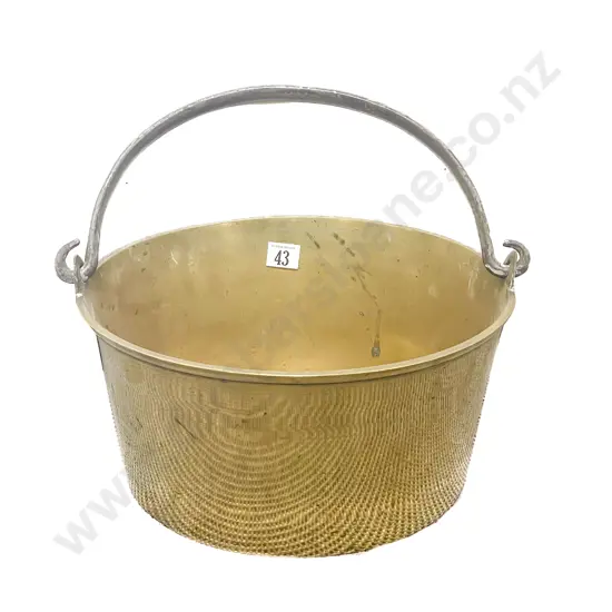 Victorian Brass Jam Pan