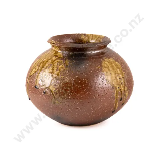 Ovoid Stoneware Vase