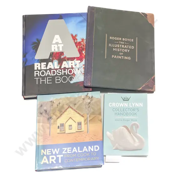 Four Art Reference Books incl Crown Lynn Collectors Handbook