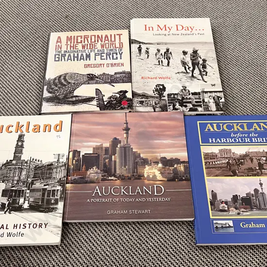 Quantity of Assorted NZ & Auckland Books