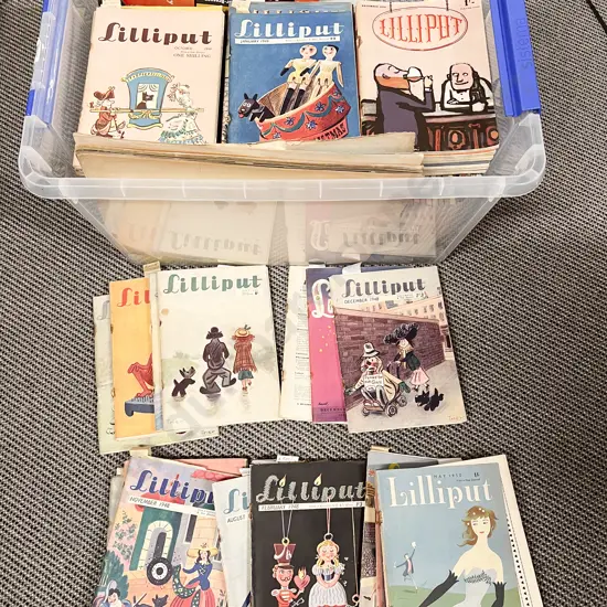 Box Quantity of Assorted Lilliput Booklets etc