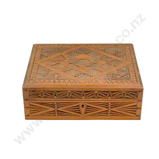 Carved Wooden Box
