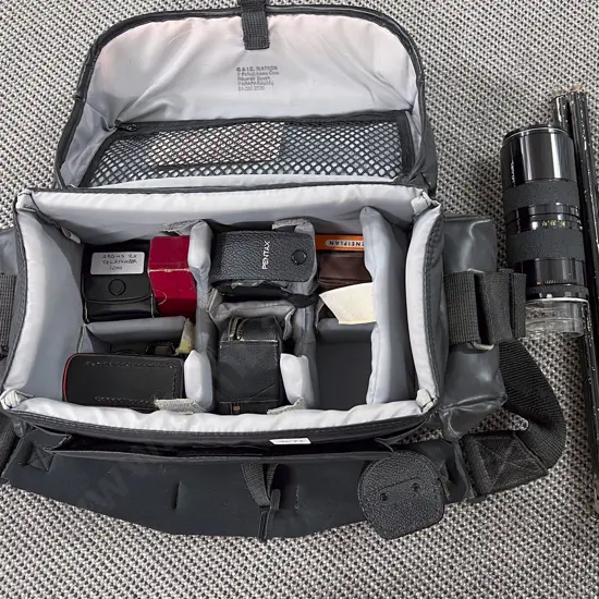 Mohawk Camera Bag with Various Accessories