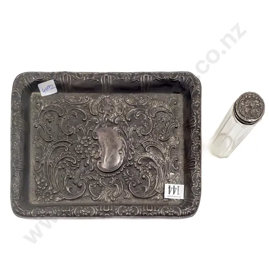 Roccoco S/S Serving Tray with S/S Capped Jar