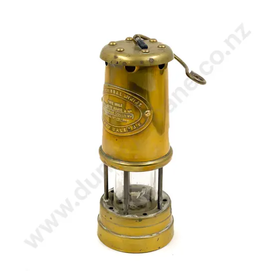 British Coalmining Co. Brass Miners Lamp