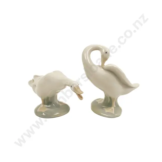 Two Lladro Geese