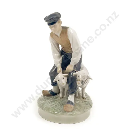 Royal Copenhagen Young Shepherd Figure